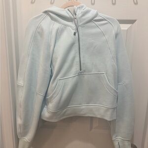 Sheer Blue Scuba Cropped NWOT LULULEMON